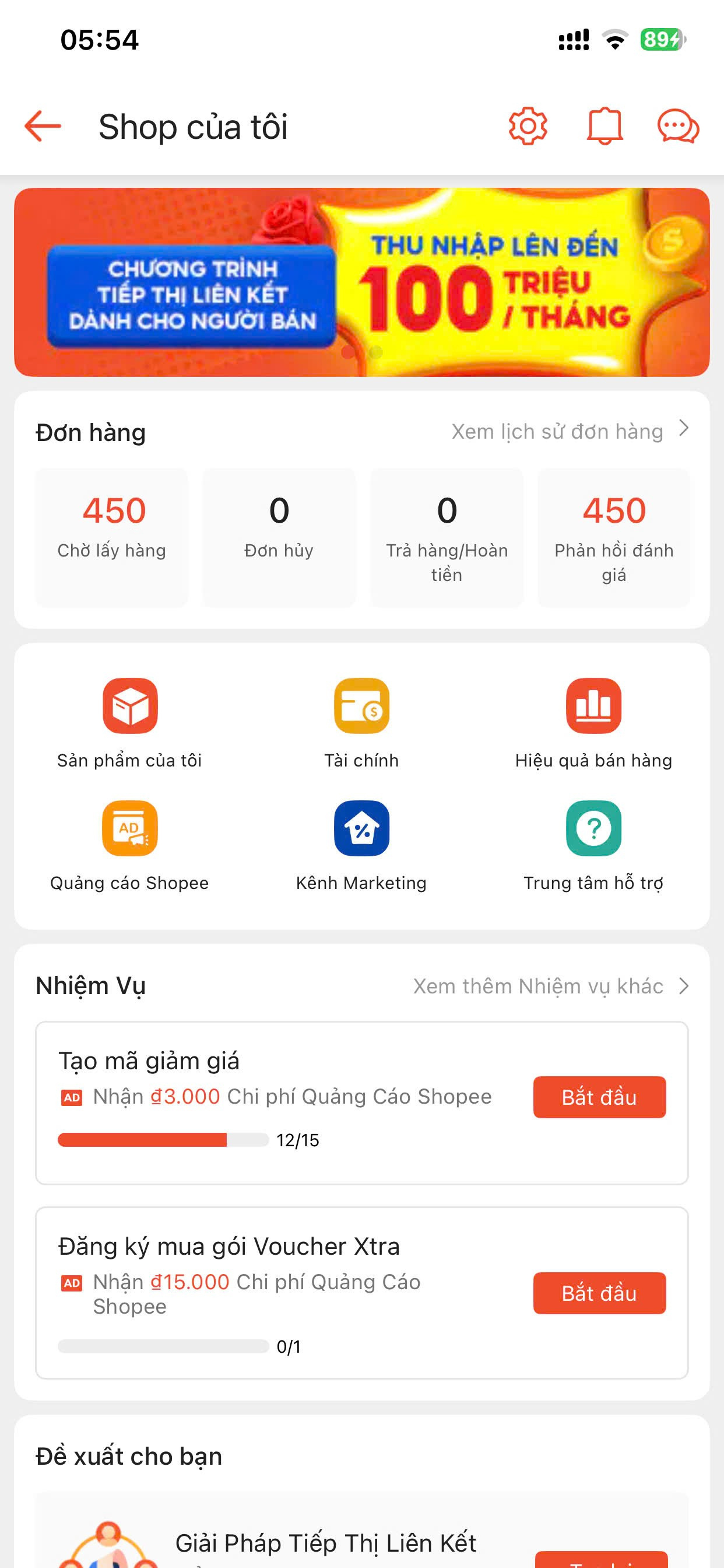 Bán hàng trên shopee